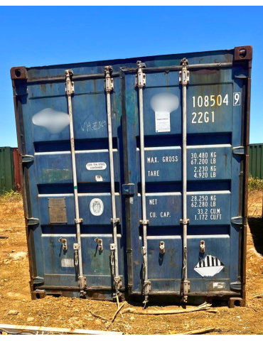 Contentor Marítimo  20' (6 metros)