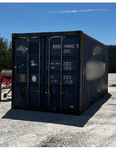 Contentor Marítimo  20' (6 metros)