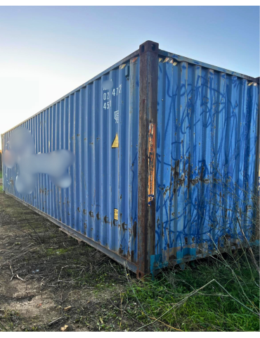Contentor Marítimo 12 metros - Altura Extra (40' HC)
