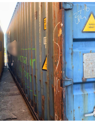 Contentor Marítimo 12 metros - Altura Extra (40' HC)