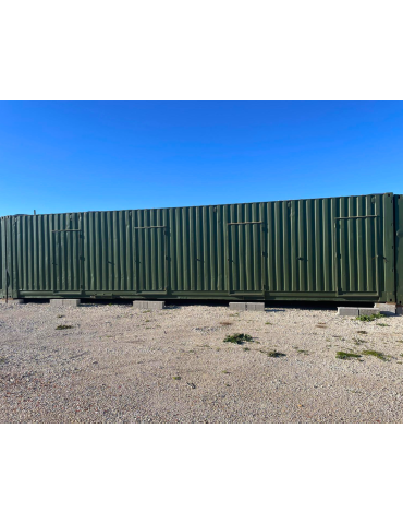 Contentor Marítimo 12 metros - Altura Extra - Dividido em 4 boxes