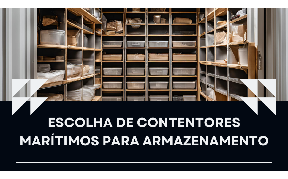 Escolha de Contentores marítimos para Armazenamento