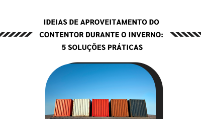 Ideias de aproveitamento do contentor durante o inverno: 5 soluções práticas