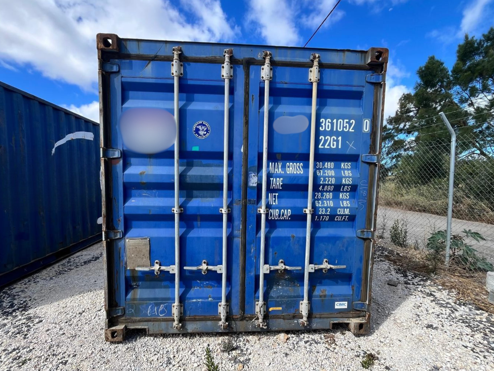 20ft Altura Standard Container