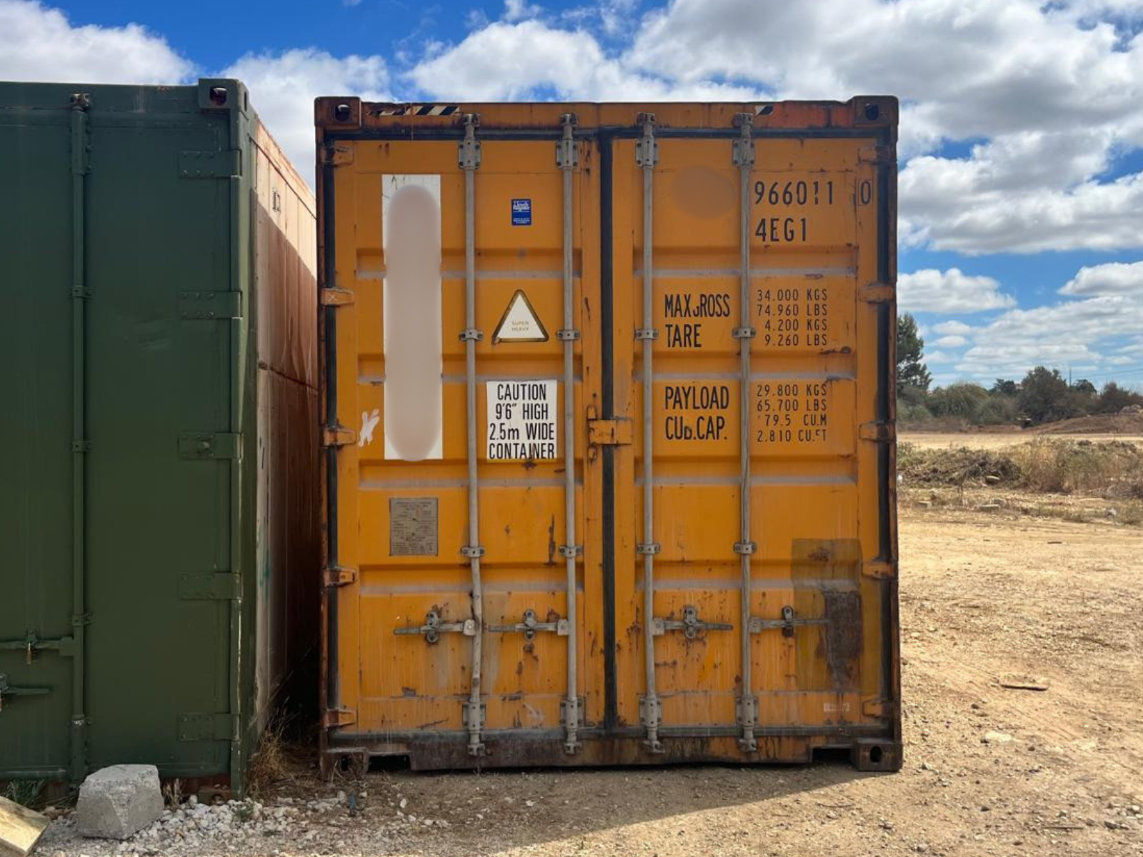 40ft Altura Extra Container