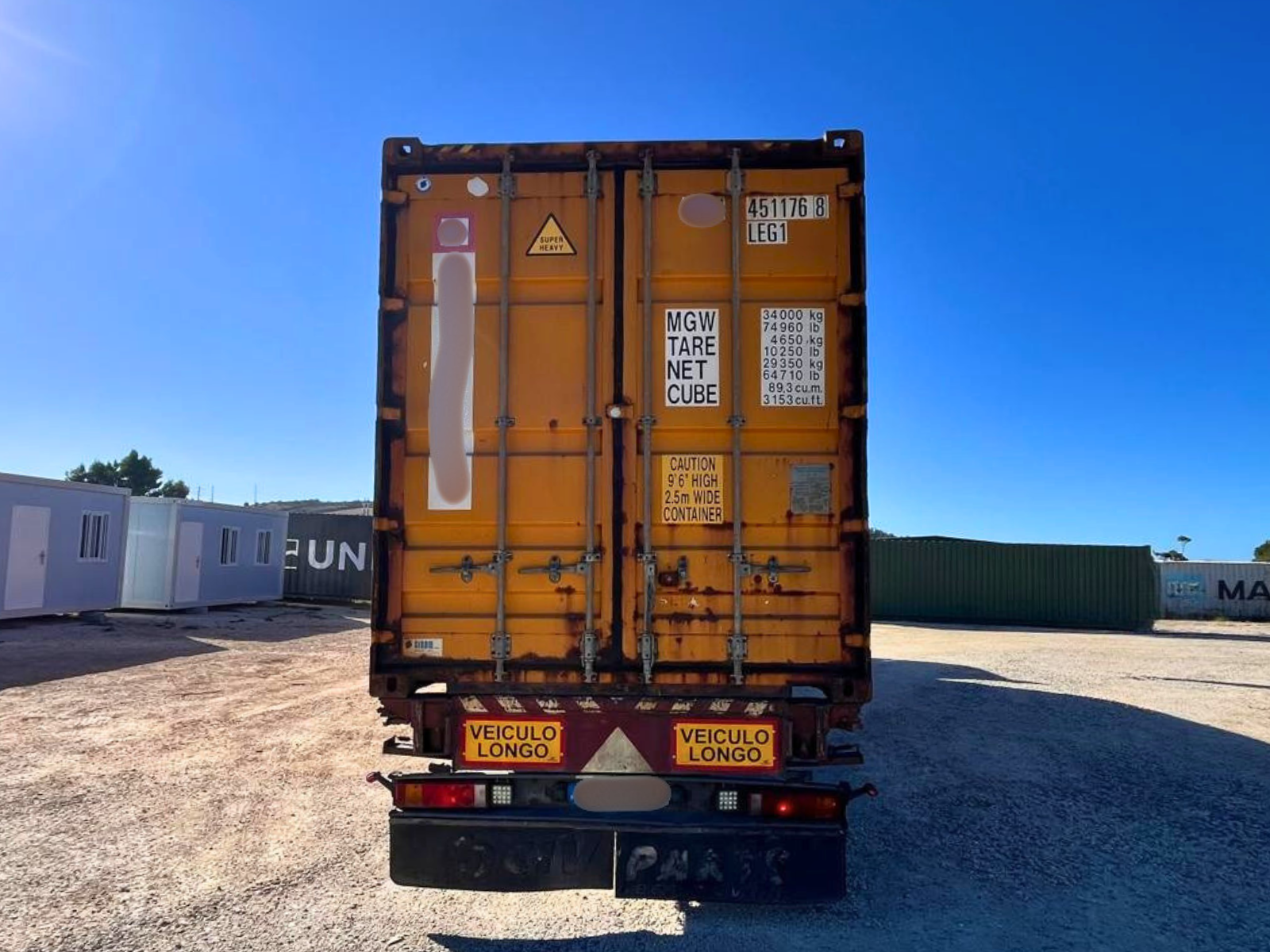 45ft Altura Extra Container